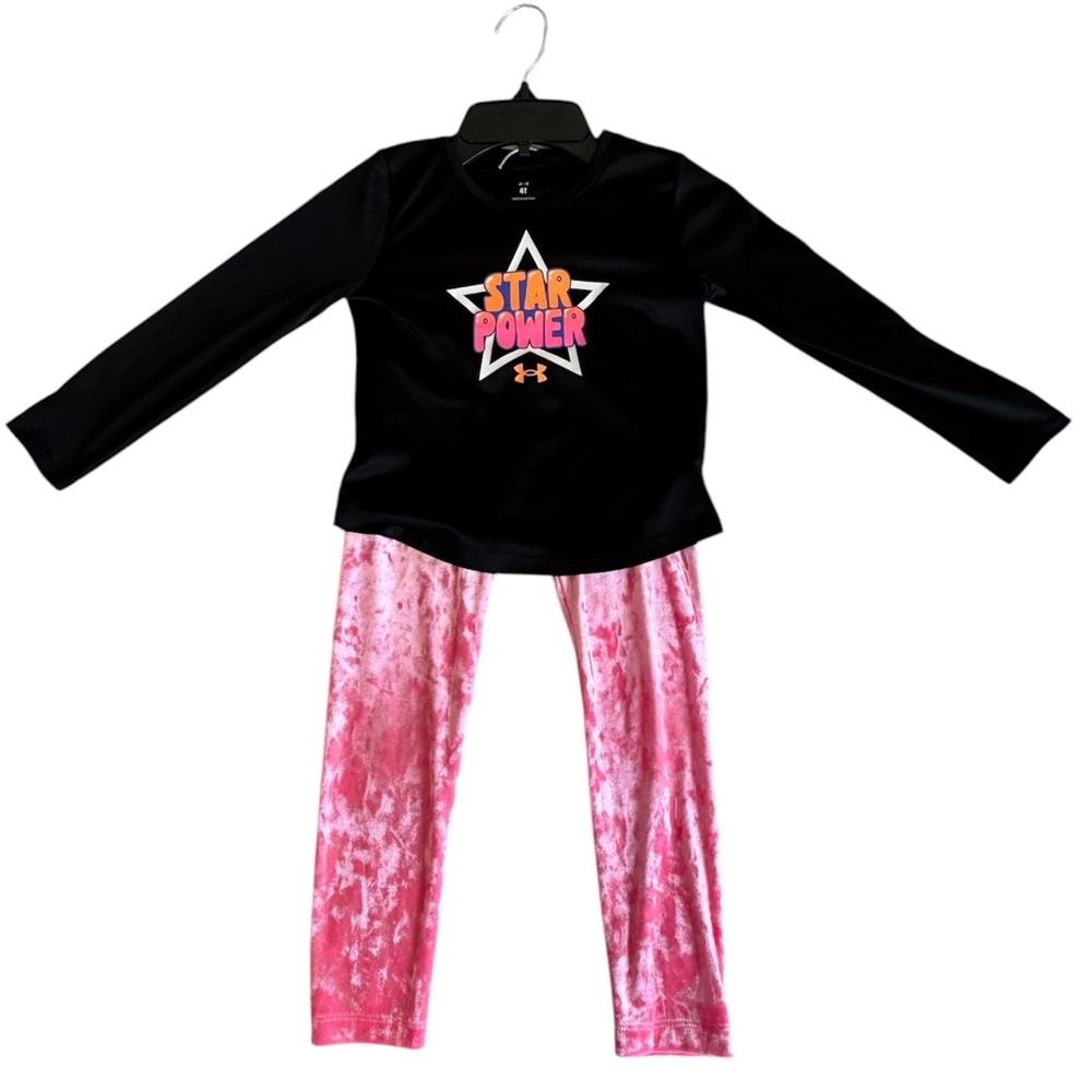 Under Armour Girls Long Sleeve & Leggings Set
